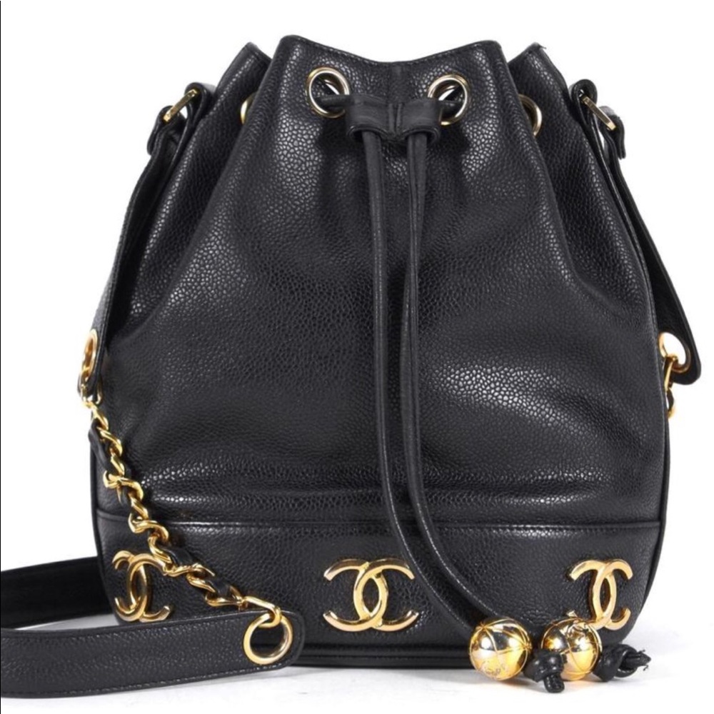 Vintage chanel bucket bag